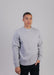 103 Adult Comfort Crew Sweatshirt Heather Grey Front Full View