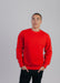 103 Adult Comfort Crew Sweatshirt Red Front Full View