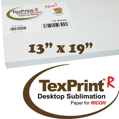 TexPrint R Sublimation Transfer Paper, 120GSM, 110 Sheets