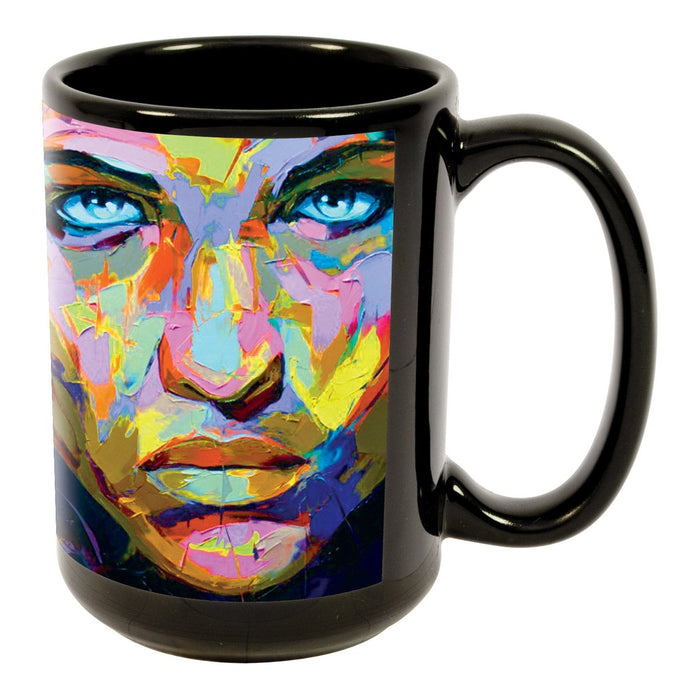 Orca 15OZ Premium Ceramic Sublimation Mug Black Sample