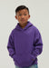 301 Youth Pullover Hoodie Purple Heather Front Full View