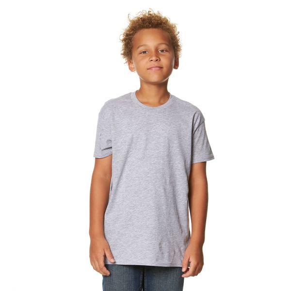 Smartex 3502 Youth Premium Heather Grey T-Shirt