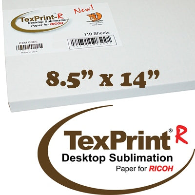 TexPrint R Sublimation Transfer Paper, 120GSM, 110 Sheets