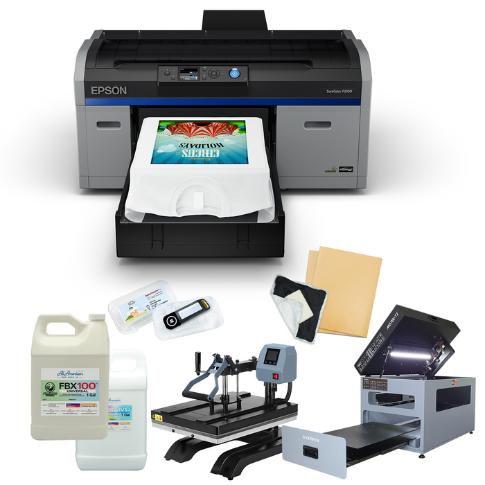 DTG Starter Kit With Prisma Swing & Epson F2100 bundle shot