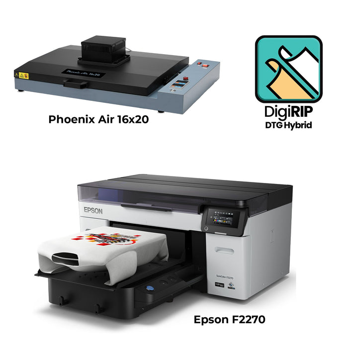 Epson SureColor F2270 Hybrid DTF and DTG Bundles