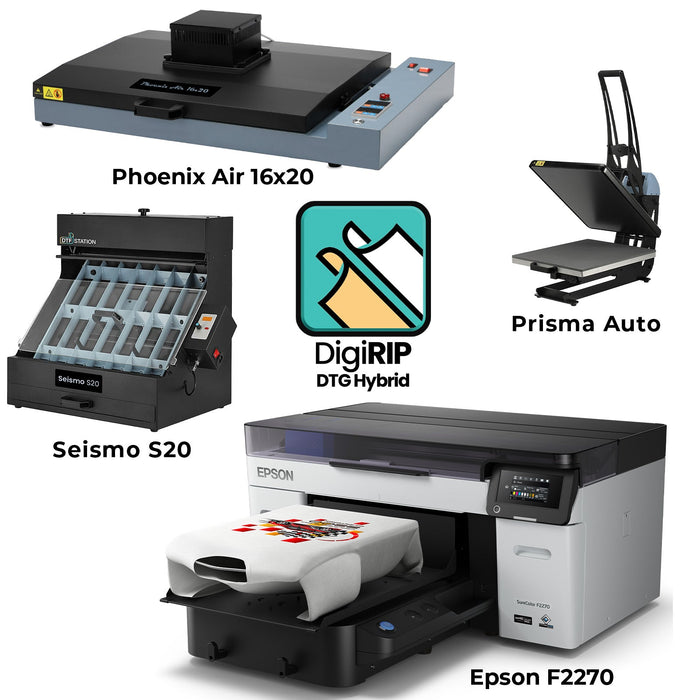 Epson SureColor F2270 Hybrid DTF and DTG Bundles