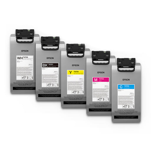 Epson DTG Ink UltraChrome DG Ink Cartridge 1.5L Bag for F3070 CMYK and White Color View