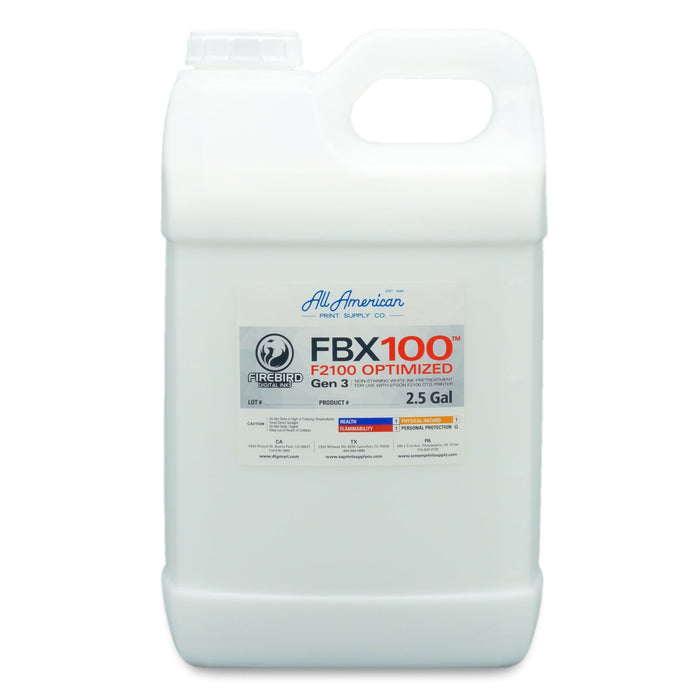 Firebird FBX-100 Gen3 for Epson F2100 DTG Pretreatment 2.5 gal