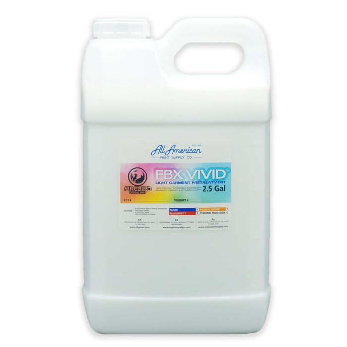 FBX Vivid light garment pretreatment 2.5 Gallon