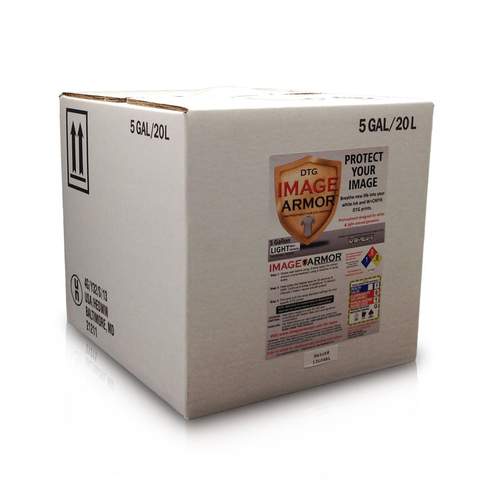 Image Armor DTG Pretreatment - Light Textiles 5 Gallon 1 box