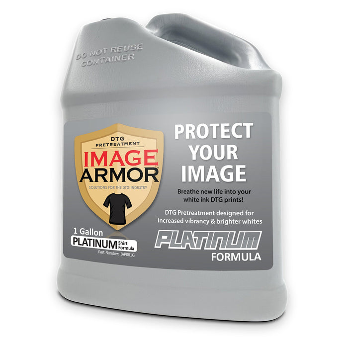 Image Armor DTG direct to garment Platinum Pretreatment 1 gallon front view