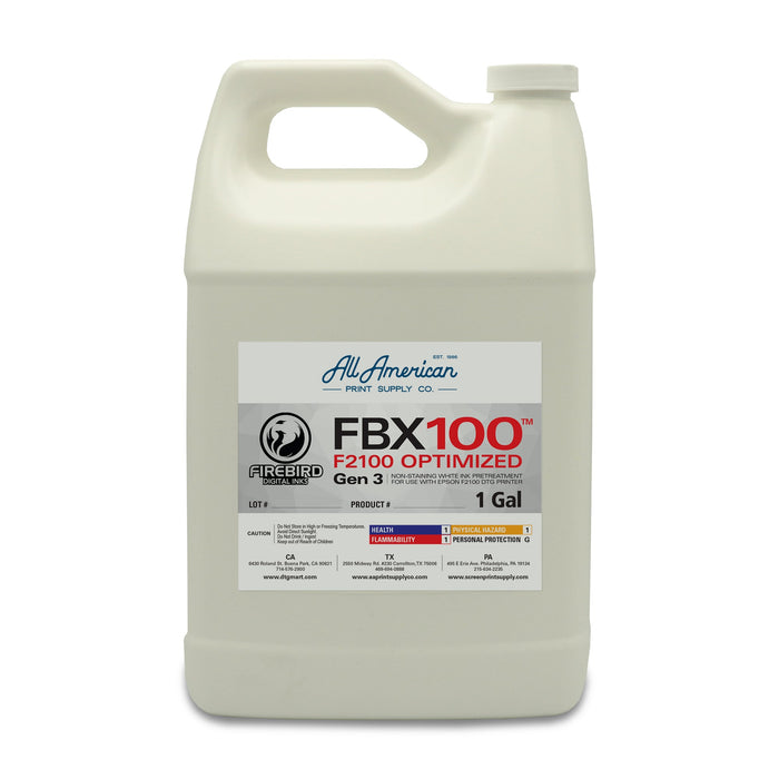 Firebird FBX-100 Gen3 F2100 Optimized DTG Pretreatment 1Gal