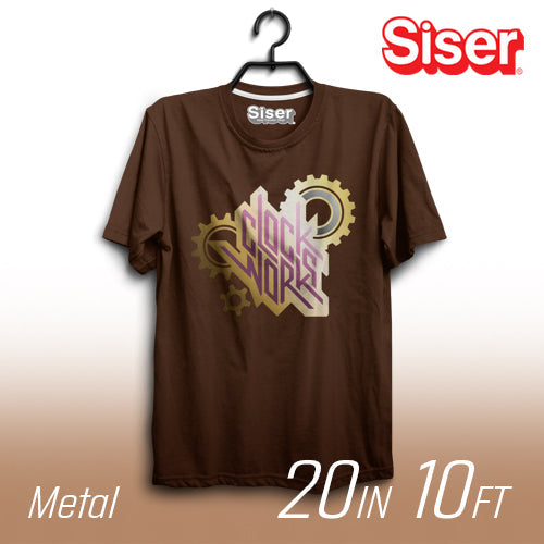 Siser Metal Heat Transfer Vinyl - 20" Width 10 FT