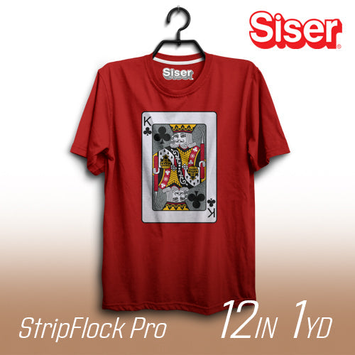 Siser StripFlock Pro Heat Transfer Vinyl - 12" Width 1 Yard