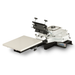 Vastex V-100 Series 4-Station 4-Color Manual Tabletop Screen Printing Press Side View