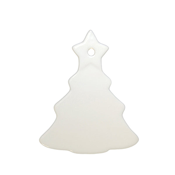 AA Print Supply Sublimation Ornaments-Ceramic Tree