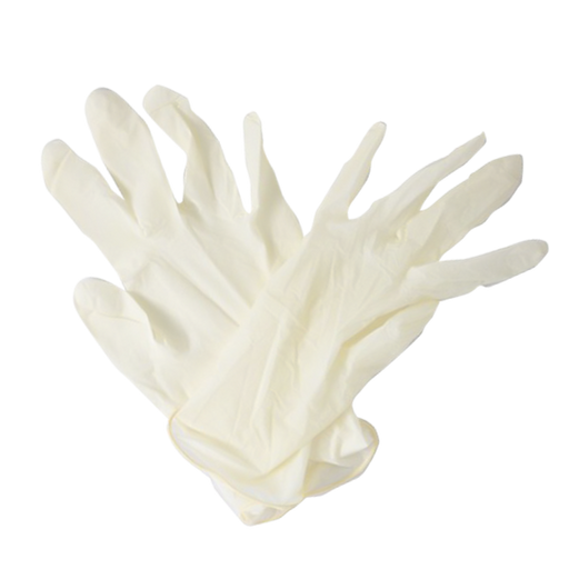 White Vinyl Gloves