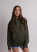 101 Adult Comfort Hoodie Military Green Front Full View