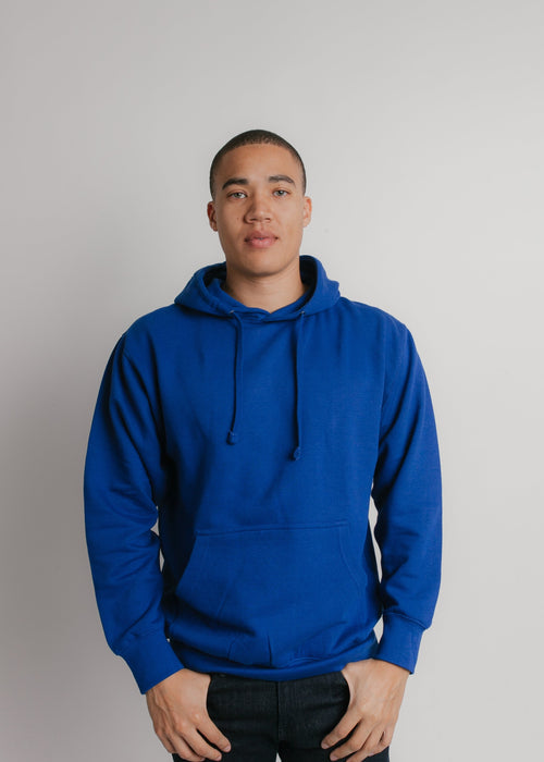 101 Adult Comfort Hoodie Royal Front Full View