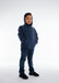301 Youth Pullover Hoodie Navy Heather Front Full View