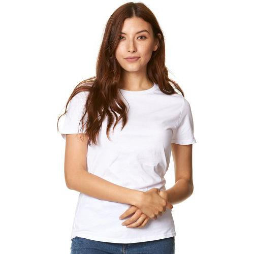Smartex 4001 Women's Tru-Fit White T-Shirt