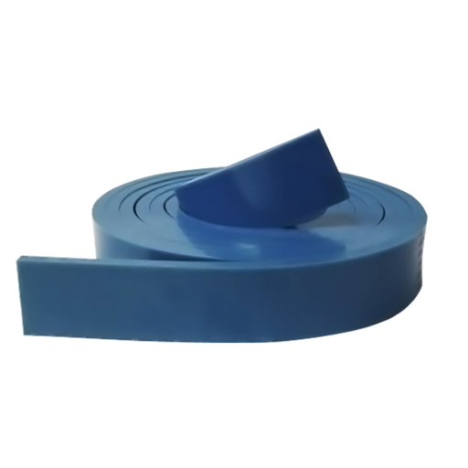 squeegee rubber opaque blue