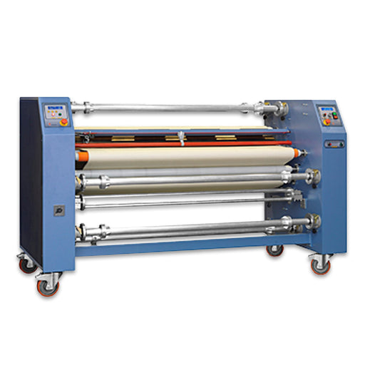 64" Width, 8 inch Oil Drum 7360 Roll to Roll Rotary Heat Press