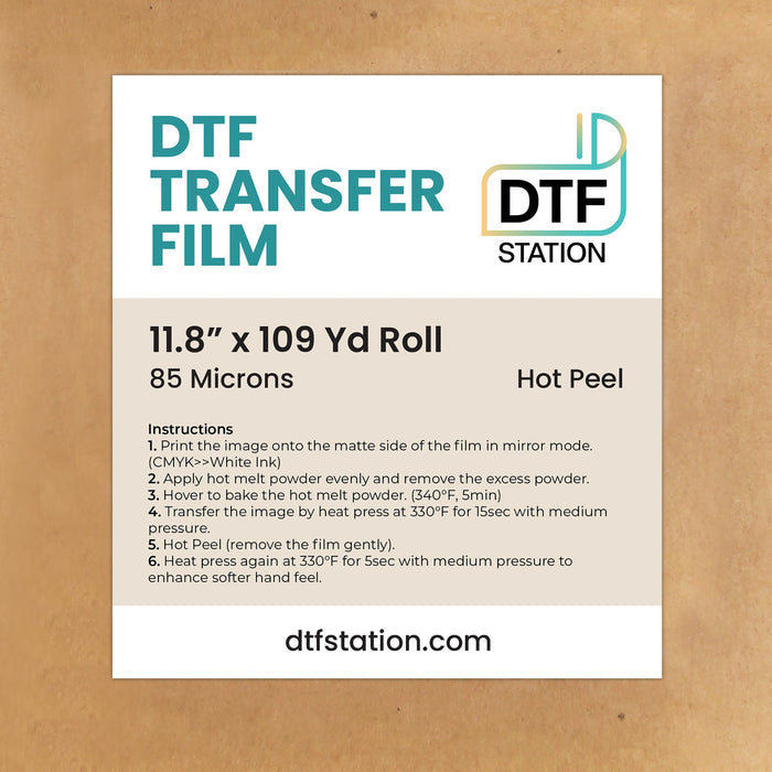 SALE - DTF Station Warm Peel DTF Film Rolls