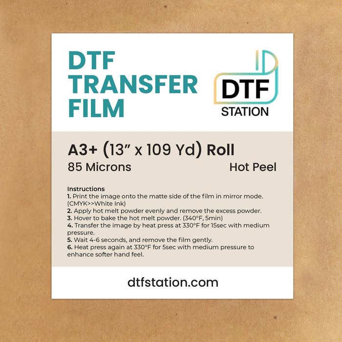 SALE - DTF Station Warm Peel DTF Film Rolls