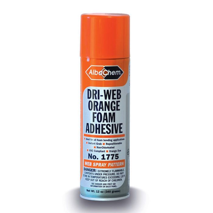 Discontinued - AlbaChem 1775 Dri-Web Orange Foam Adhesive