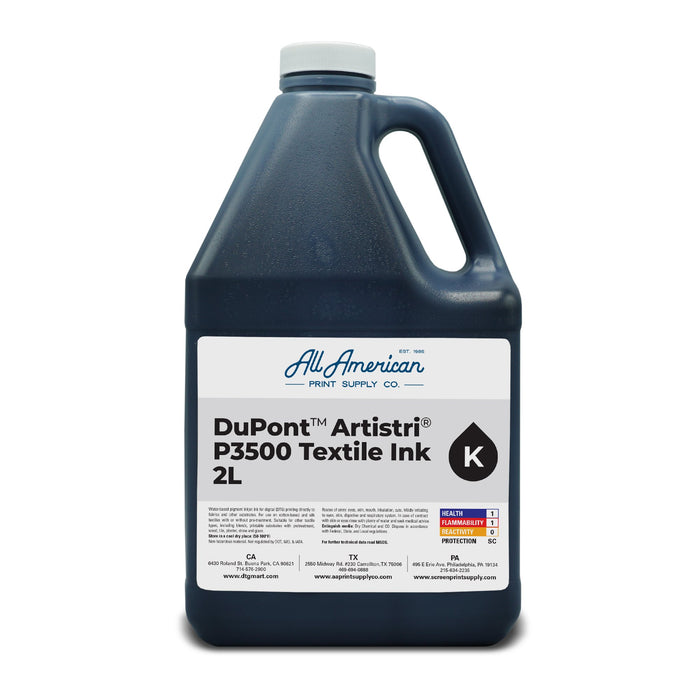 Dupont Artistri P3500 DTG Textile Ink 2L Black