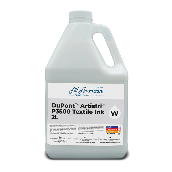 Dupont Artistri P3500 DTG Textile Ink 2L White