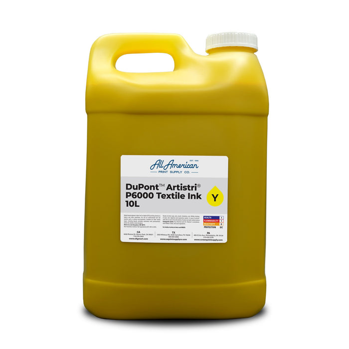 DuPont Artistri P6000 DTG Textile Ink 10 Liter Yellow