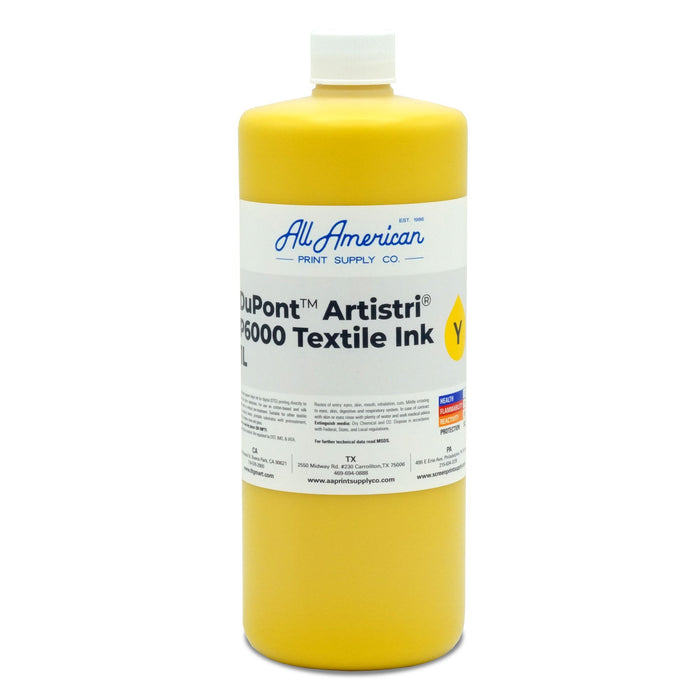 Dupont Artistri P6000 DTG Textile Ink 1L Yellow