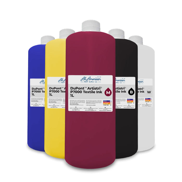 Dupont Artistri P7000 DTG Textile Ink 1L Variety