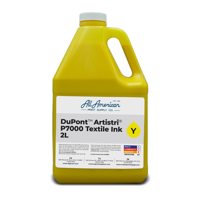 Dupont Artistri P7000 DTG Textile Ink 2L Yellow