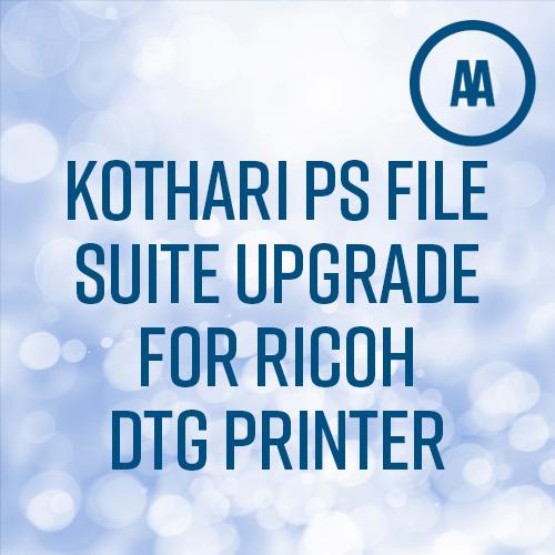 Kothari PS File Suite Upgrade for Ricoh RI DTG Printers