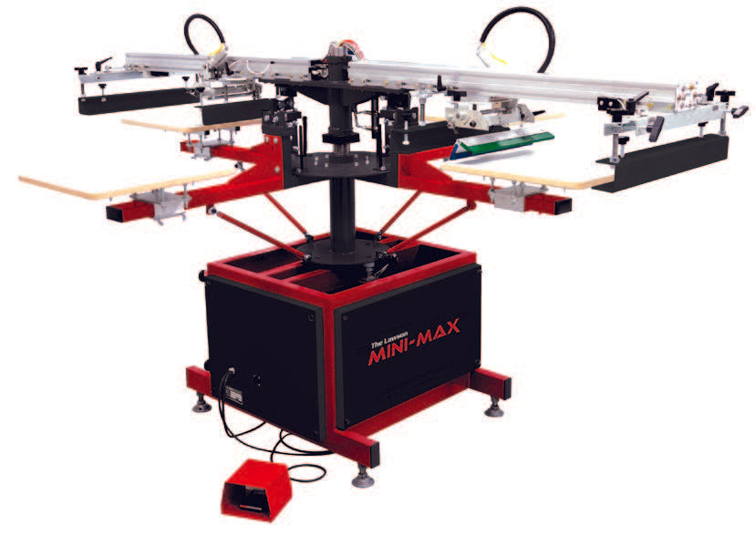Lawson Mini-Max Semi-Automatic Screen Printing Press