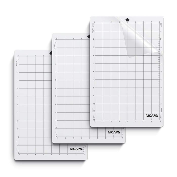 Nicapa Cutting Mat Strong Grip 12" x 8" 3EA for Silhouette Portrait Machine