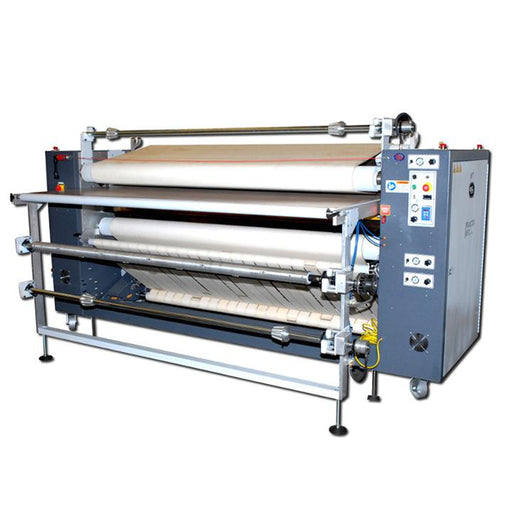 Practix OK-12 Cut Part with Roll To Roll Rotary Sublimation Transfer Press 12" Diameter Drum