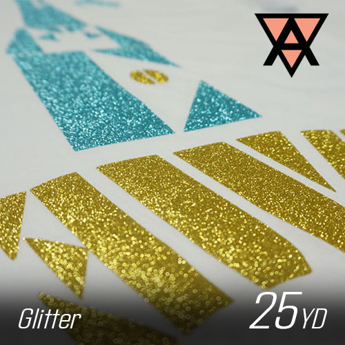 glitter screen print