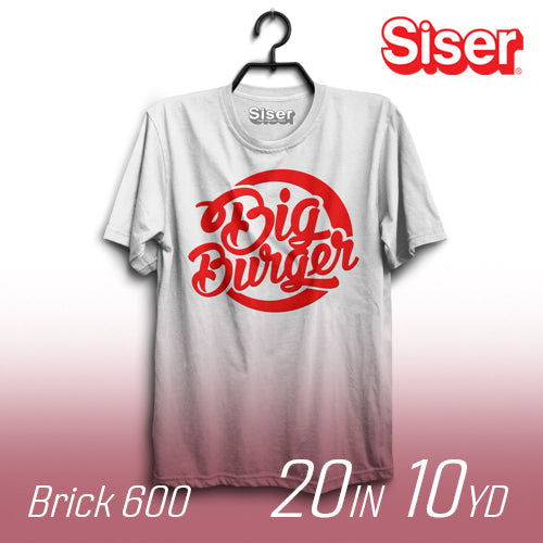 Siser Brick 600 Heat Transfer Vinyl - 20" Width 10 Yard