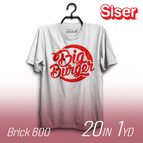 Siser Brick 600 Heat Transfer Vinyl - 20" Width 1 Yard