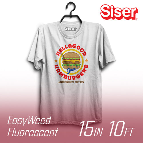 Siser EasyWeed Fluorescent Heat Transfer Vinyl - 15" Width 10 FT