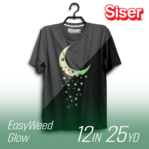Siser EasyWeed Glow In the Dark 81 Heat Transfer Vinyl - 12" Width 25 Yard