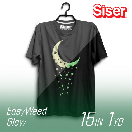 Siser EasyWeed Glow In the Dark 81 Heat Transfer Vinyl - 15" Width 1 Yard