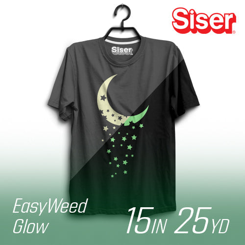 Siser EasyWeed Glow In the Dark 81 Heat Transfer Vinyl - 15" Width 25 Yard