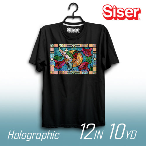 Siser Holographic Heat Transfer Vinyl - 12" Width 10 Yard
