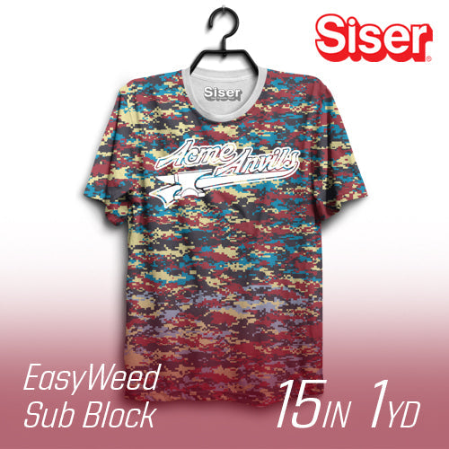 Siser EasyWeed Sub Block Heat Transfer Vinyl - 15" Width 1 Yard