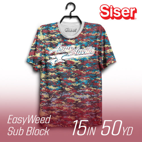 Siser EasyWeed Sub Block Heat Transfer Vinyl - 15" Width 50 Yard